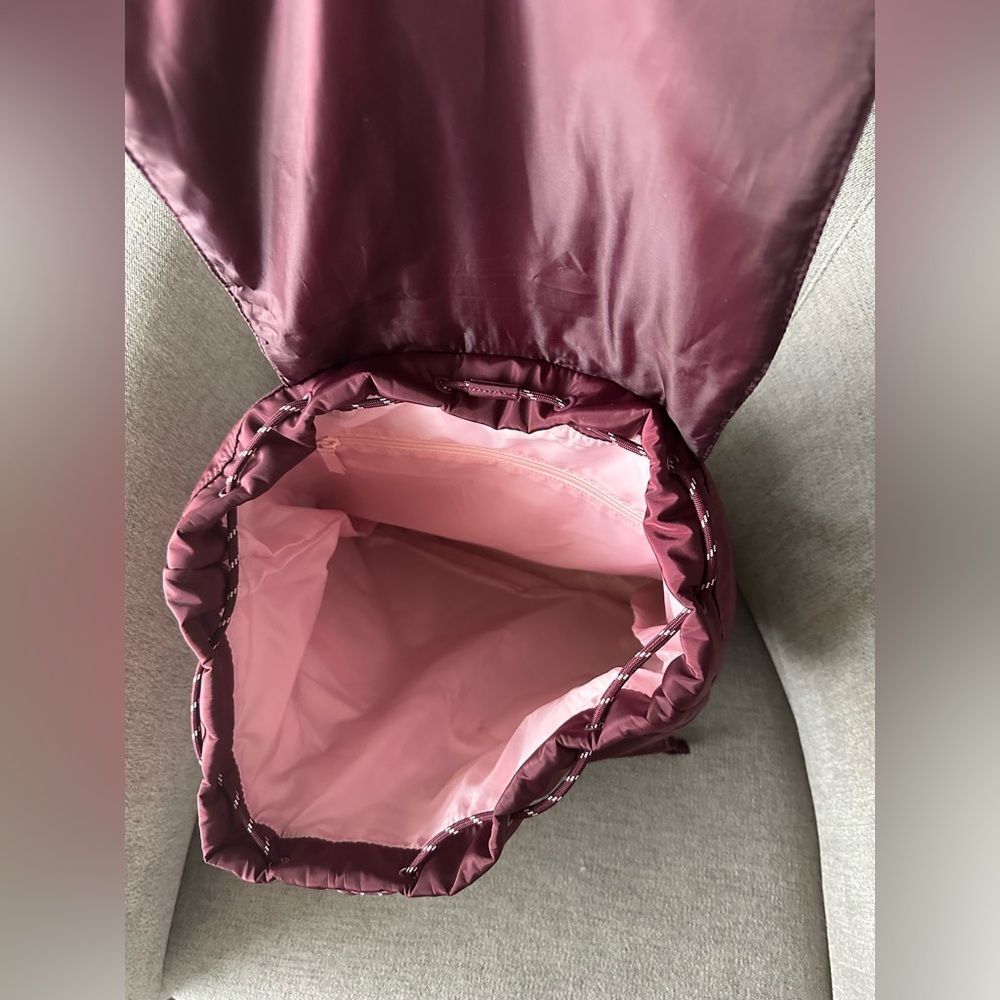 Victoria's Secret Burgundy Backpack - Picture 3 of 3